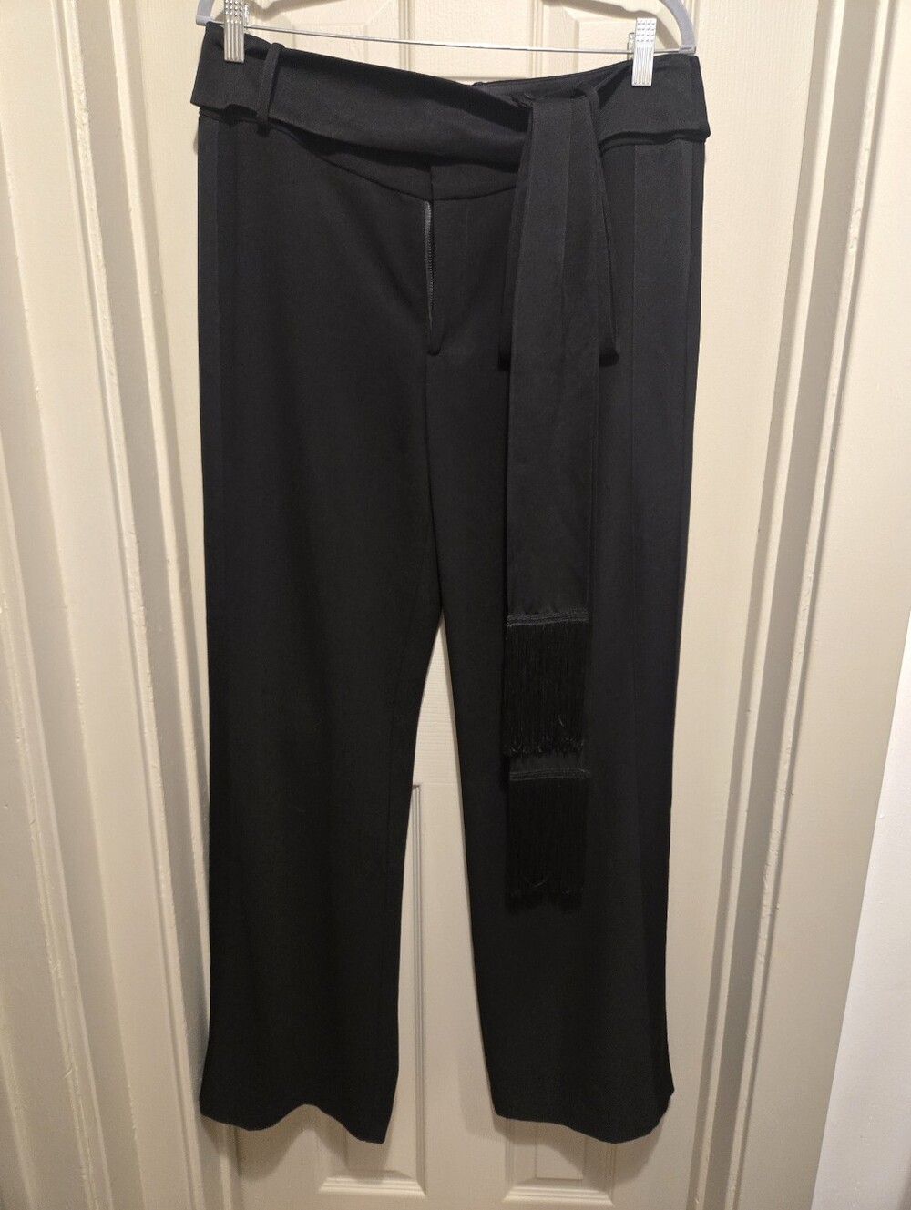 Nanette Lepore Shimmy Shimmy pants With Tassle Belt Sz 10